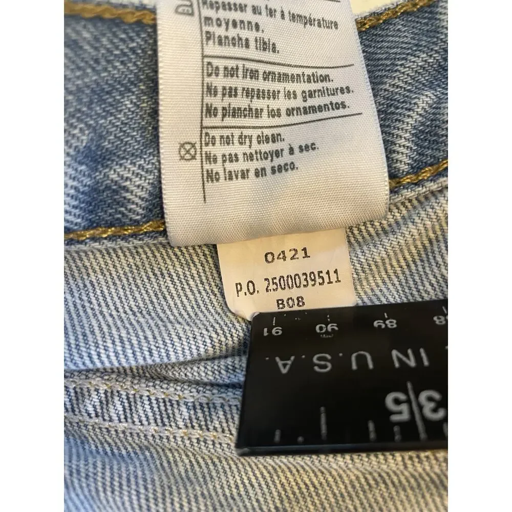 Men Carhartt B18 STW Light Wash Denim Blue Jeans 38 x 36 (Fit: 37 x 35) Straight
